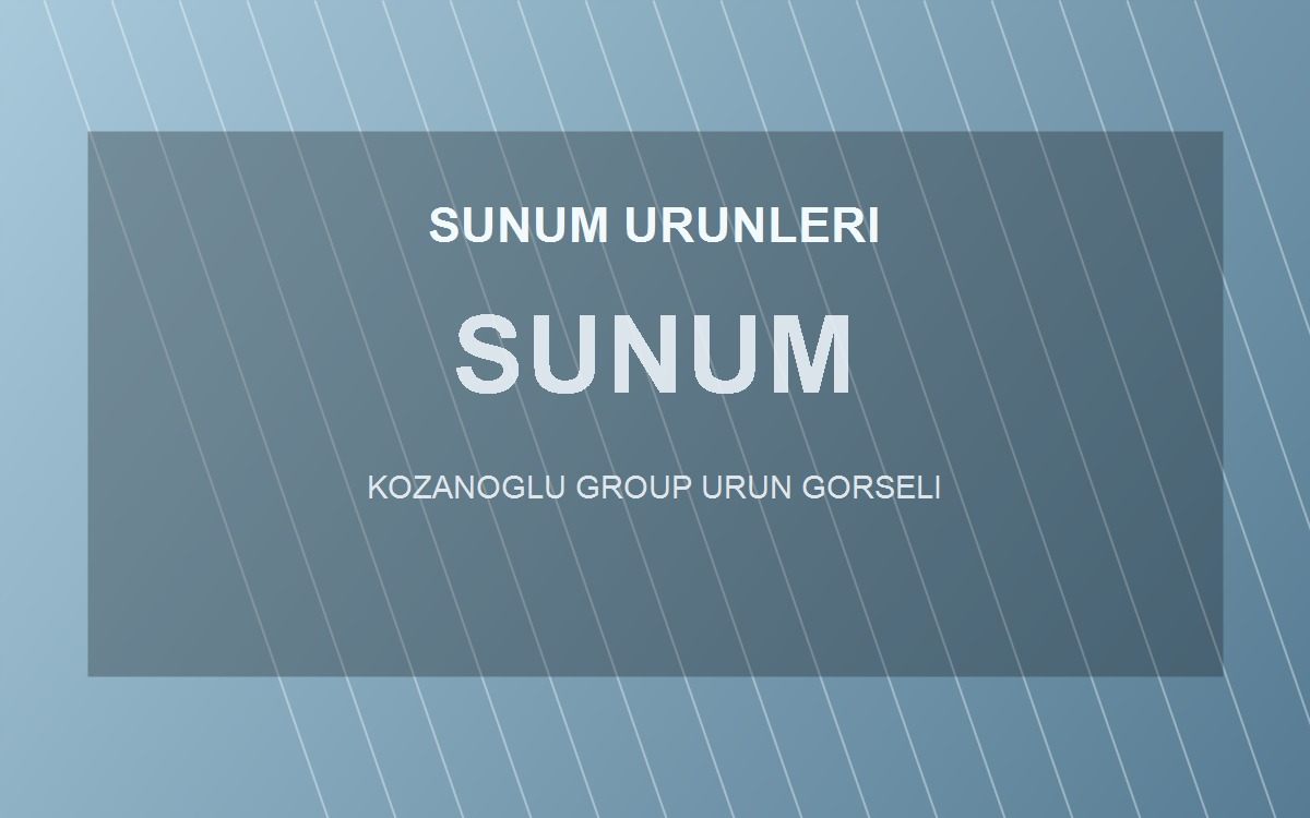 Sunum urunleri